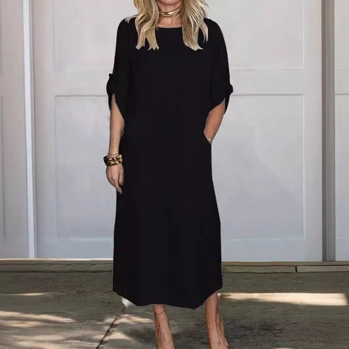 Casual women rolled - women, sleeve