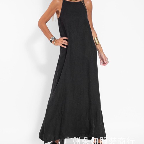 Women strappy split - women, linen
