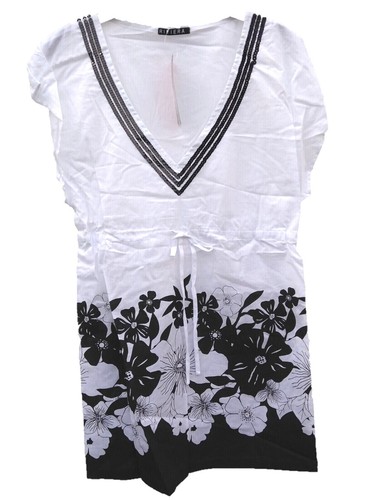Beach cover bhs black white - cover,