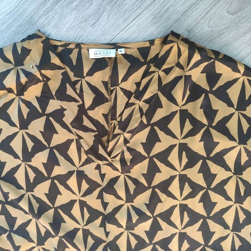 Masai brown black viscose - masai,