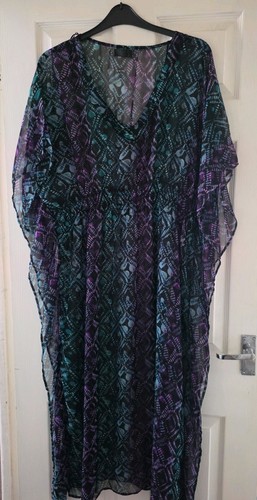 Long black purple green floaty - purple,