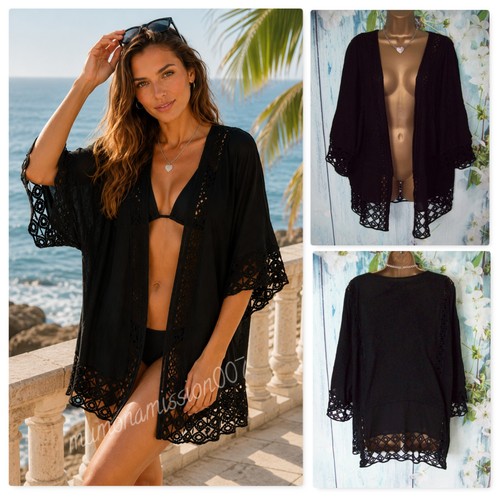 Next black lace trim beach - next,