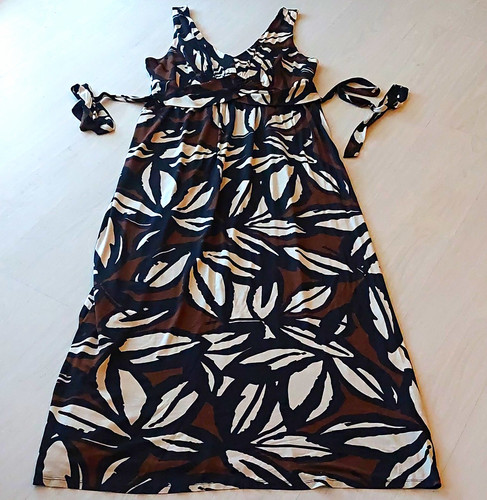 George womens brown leaf print - george,