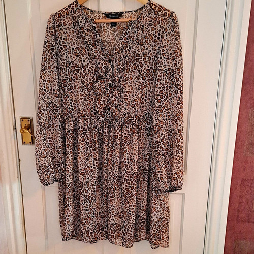 New look size leopard print - size, 16
