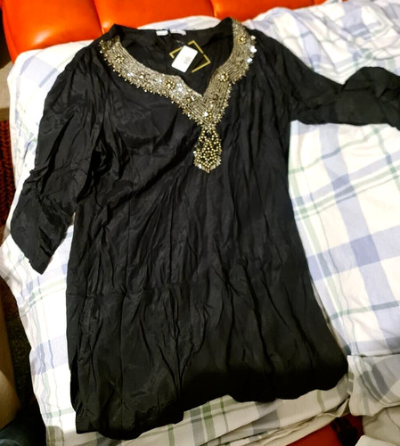 Joelle kaftan black - kaftan, uk