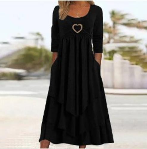 Women ruffles tiered - women's, long