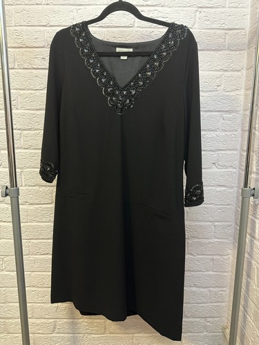 Monsoon black kaftan dress