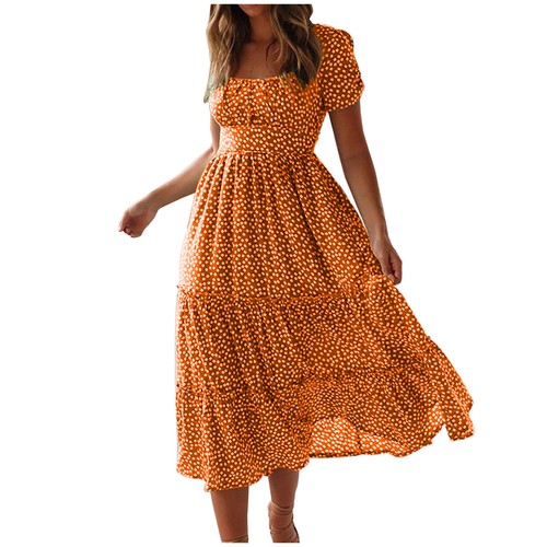 New ladies floral boho midi - new,