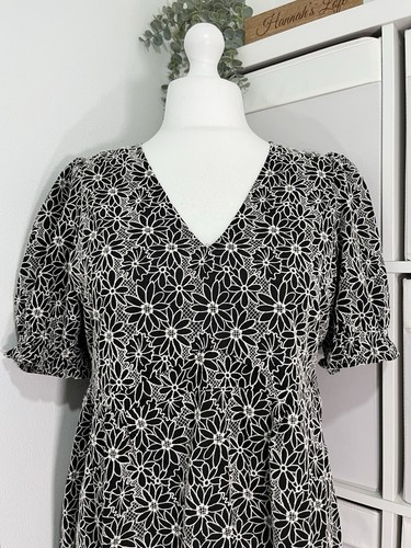Ladies embroidered smock - m&s,