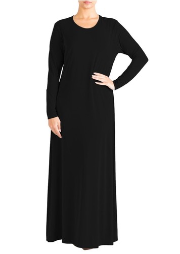 Womens plain abaya - abaya, dress