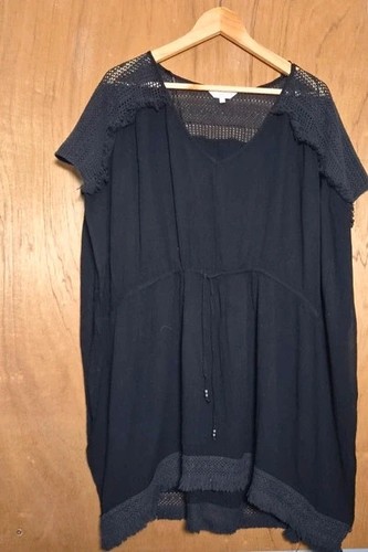 Black crochet lace - f&f,