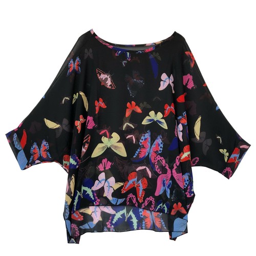 Hippie floral lagenlook tunic - hippie,