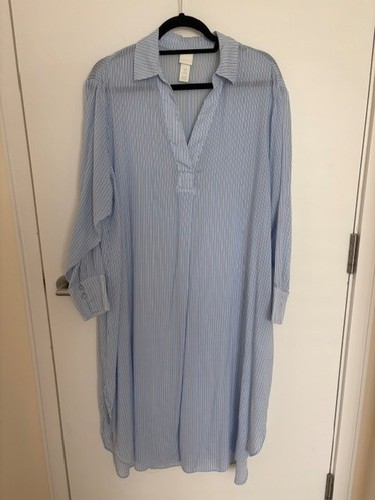 Blue white black stripe - h&m,